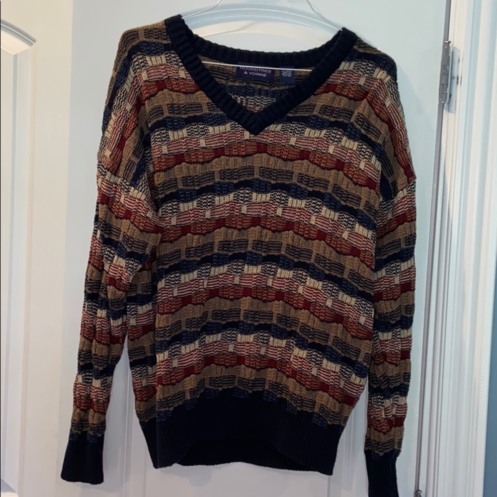 vintage knit oversized sweater